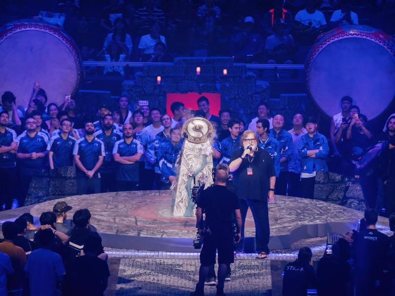 Erstmals seit mehr als einem Jahr werden Teams in Singapur wieder persönlich an einem Dota-Turnier teilnehmen (Abgebildet: "The International 2019" in Shanghai) Erstmals seit mehr als einem Jahr werden Teams in Singapur wieder persönlich an einem Dota-Turnier teilnehmen (Abgebildet: "The International 2019" in Shanghai)