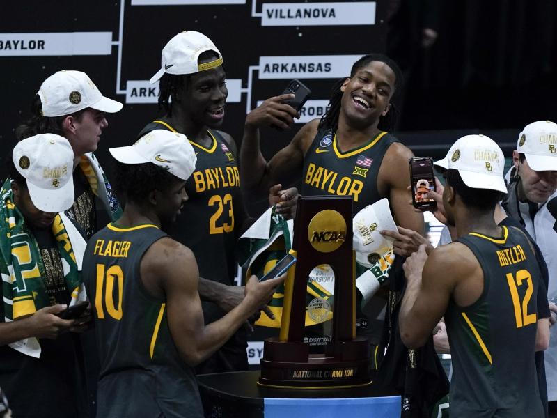 Die Baylor Bears haben erstmals die US-Basketball-Collegemeisterschaft gewonnen Die Baylor Bears haben erstmals die US-Basketball-Collegemeisterschaft gewonnen