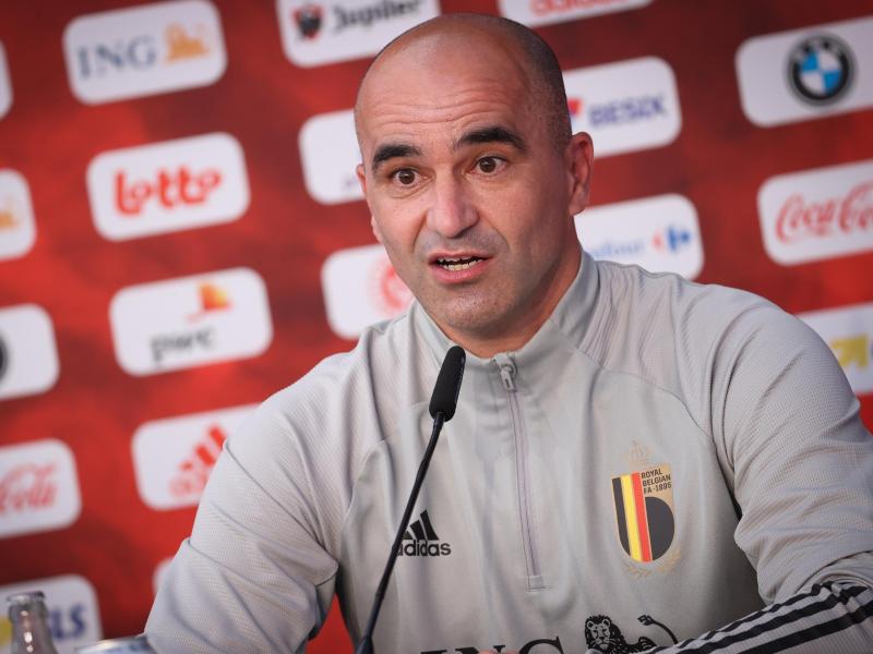 Belgiens Cheftrainer Roberto Martínez