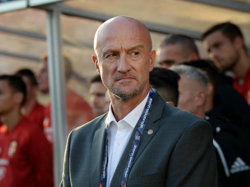 Cheftrainer der ungarischen Nationalmannschaft: Marco Rossi. Foto: Mikko Stig/Lehtikuva/dpa