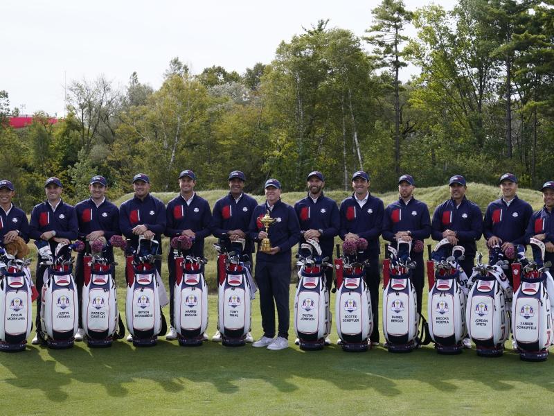 Das Team USA für den 43. Ryder Cup