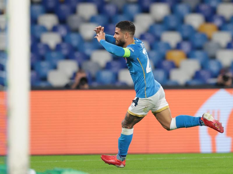 Traf bei Neapels Sieg gegen Bologna doppelt: Lorenzo Insigne. Foto: Alessandro Garofalo/LaPresse via ZUMA Press/dpa