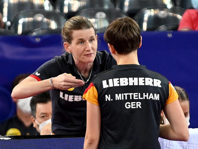 Arbeitet als deutsche Tischtennis-Bundestrainerin: Tamara Boros (l.)
