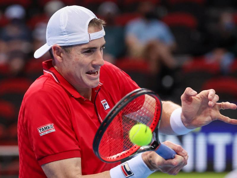 Gewann beim ATC Cup das Einzel und im Doppel: John Isner vom Team USA