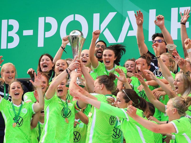 Im vergangenen Jahr gewann der VfL Wolfsburg den DFB-Pokal der Frauen