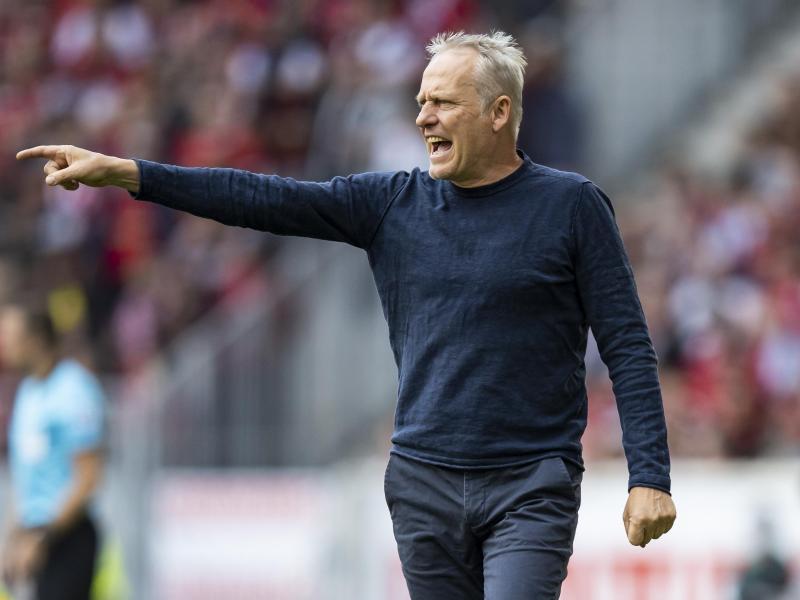 Freiburg-Coach Christian Streich war nicht zufrieden