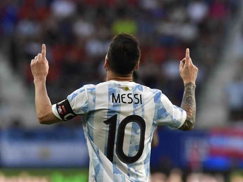 Der argentinische Nationalspieler Lionel Messi traf fünf Mal für seine Mannschaft