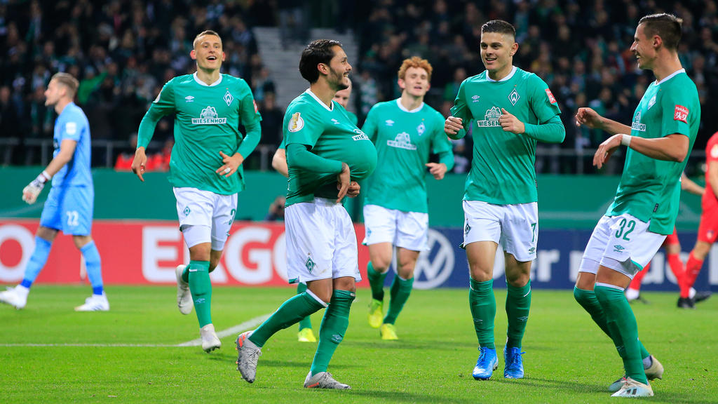 Werder Bremen setzte sich souverän gegen Heidenheim durch
