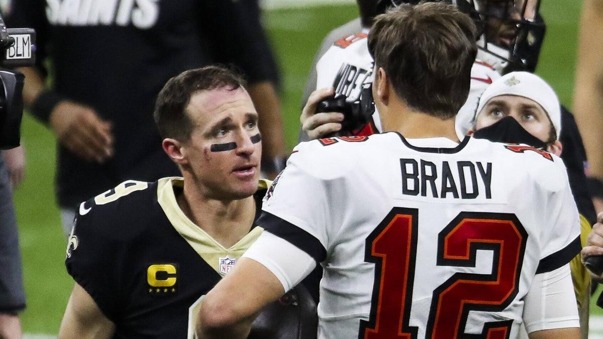 Drew Brees (l.) unterlag mit seinen New Orleans Saints Drew Brees (l.) unterlag mit seinen New Orleans Saints