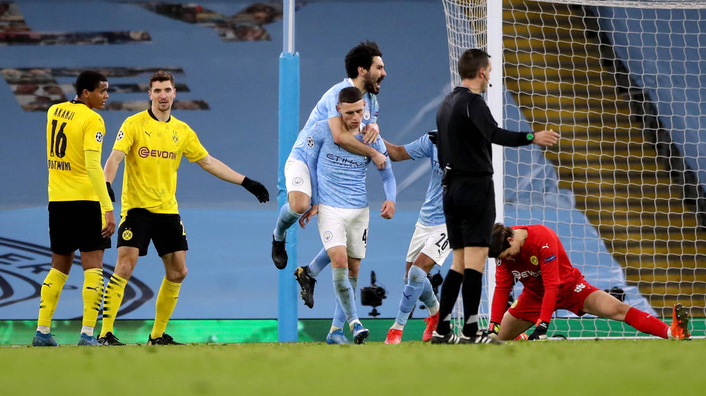 Der BVB unterlag Manchester City im Viertelfinal-Hinspiel knapp