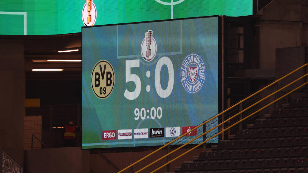 Der BVB ließ Holstein Kiel im Halbfinale des DFB-Pokals keine Chance