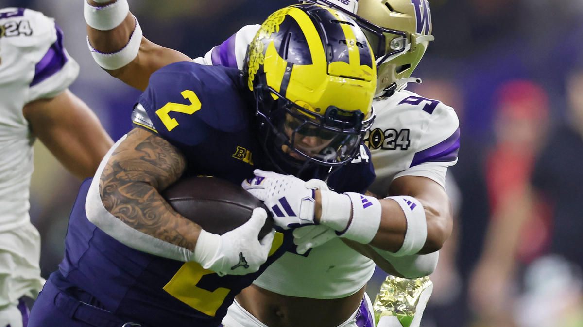 Blake Corum erzielte zwei Touchdowns für Michigan