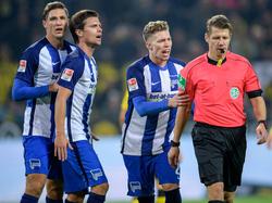 Stark (l.) und Weiser (2.v.r.) fehlen Hertha BSC wohl gegen Bremen