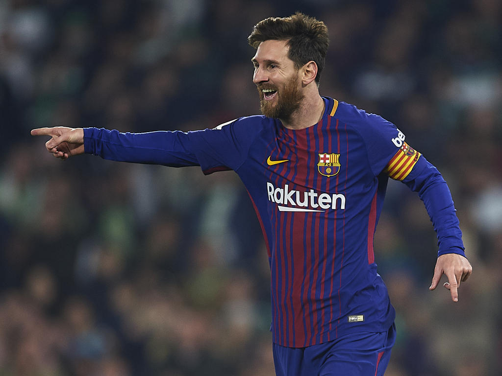 Freute sich über seinen Freistoß-Treffer: Messi