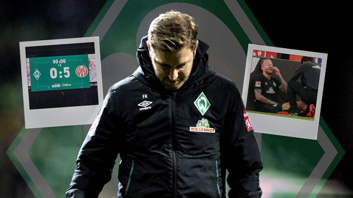 Florian Kohfeldt steckt mit Werder Bremen tief im Abstiegskampf Florian Kohfeldt steckt mit Werder Bremen tief im Abstiegskampf