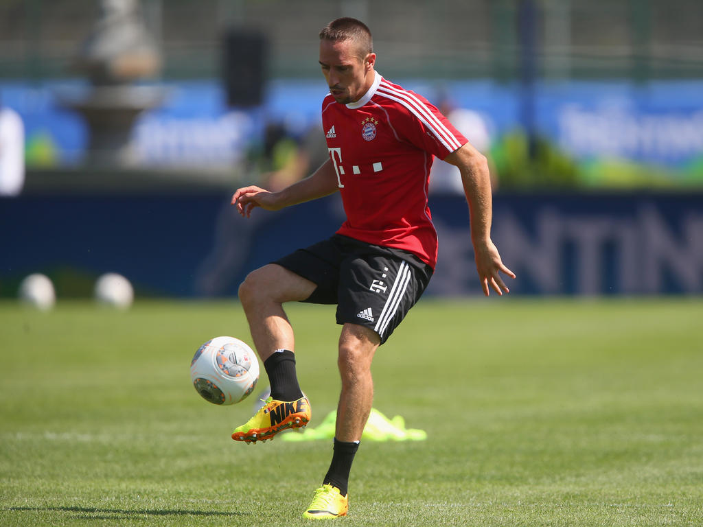 Franck Ribéry gibt im Training alles