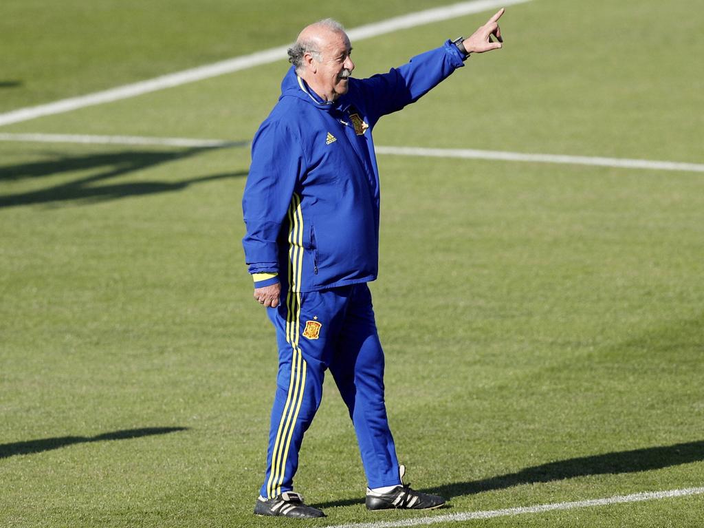 Vicente Del Bosque coacht Spanien schon seit 2008