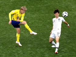Gegen Südkorea erwischte Emil Forsberg (l.) nicht seinen besten Tag