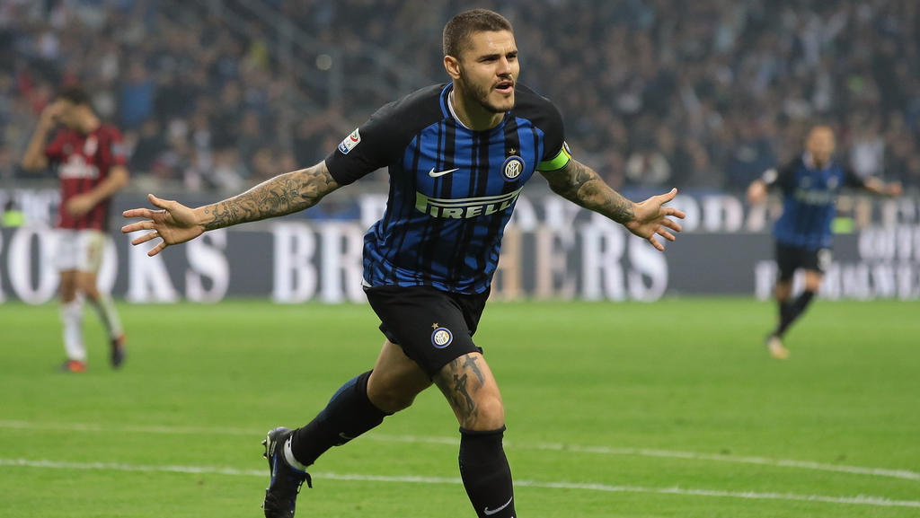 Mauro Icardi hat Inter Mailand zum Derbysieg geköpft