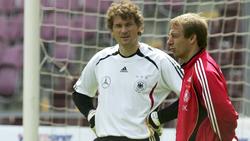 Jens Lehmann (l.) war unter Jürgen Klinsmann die deutsche Nummer eins