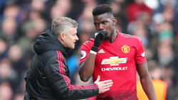 Ole Gunar Solksjaer und Paul Pogba pflegen ein gutes Verhältnis