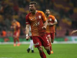 Lukas Podolski traf für Galatasaray