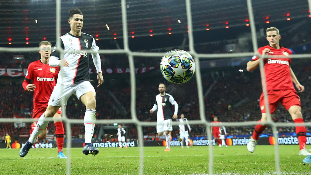 Cristiano Ronaldo brachte Juventus Turin in Leverkusen in Führung