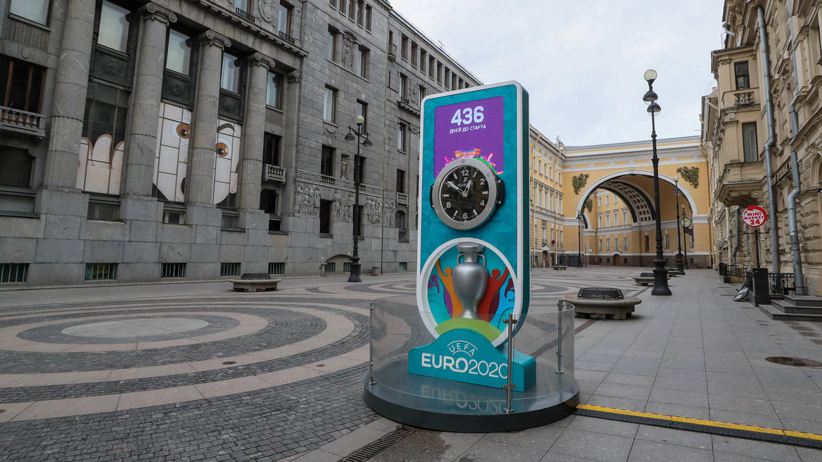 St. Petersburg ist einer der EM-Gastgeber St. Petersburg ist einer der EM-Gastgeber
