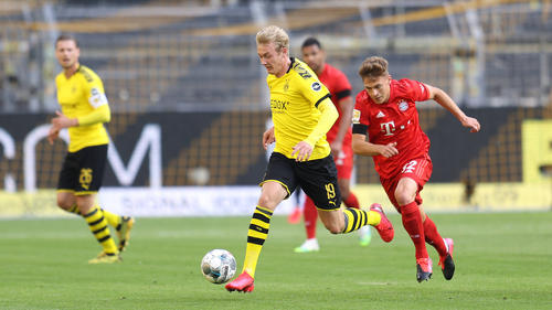 Brandt wird von Kimmich verfolgt