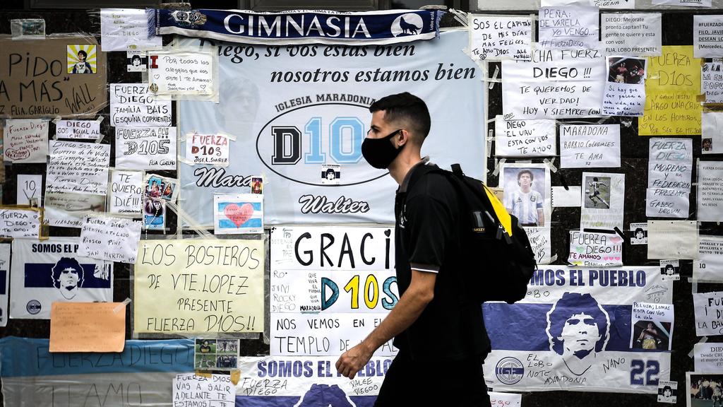 Genesungswünsche für Maradona Genesungswünsche für Maradona
