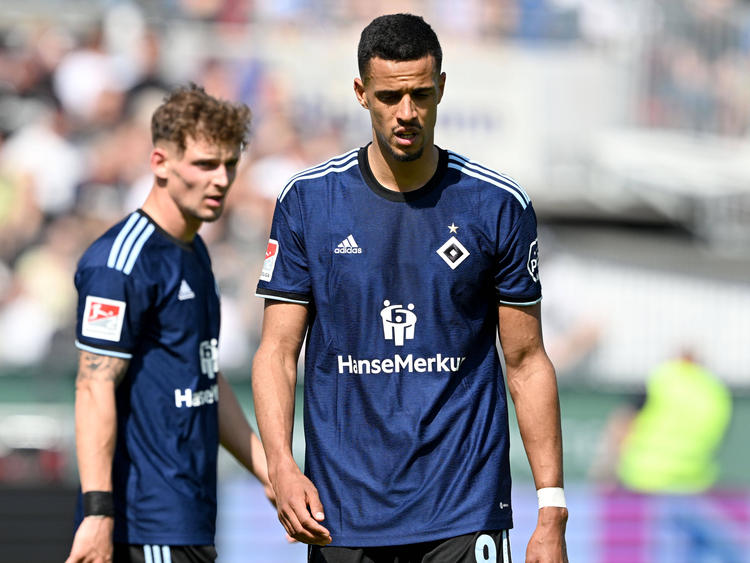 28.05.2023, Sandhausen, Germany, BWT-Stadion am Hardtwald, SV Sandhausen vs Hamburger SV - 2. Bundes