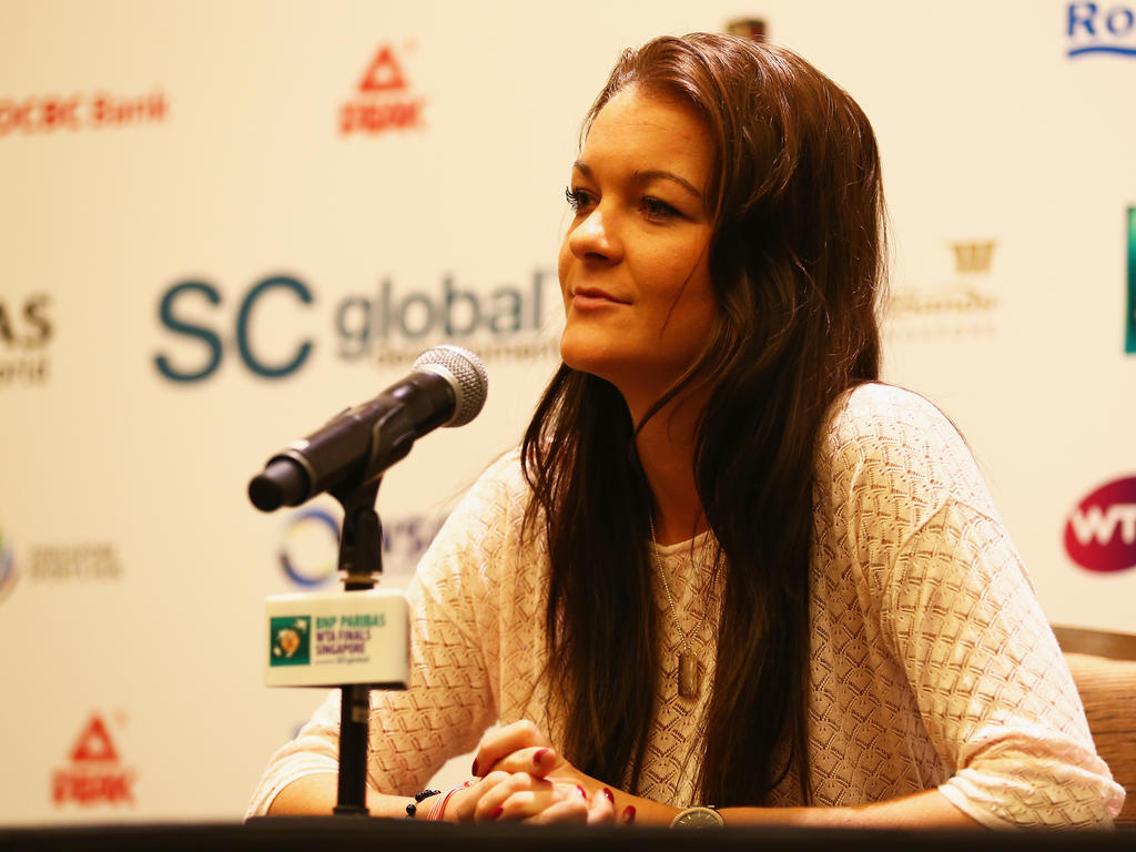 Agnieszka Radwanska nimmt die Favoritenstürze mit Humor
