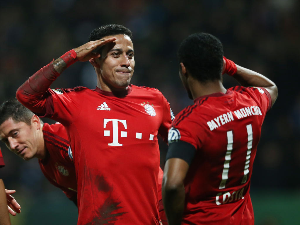Thiago marcó el segundo gol del Bayern en Copa ante el Bochum. (Foto: Getty)