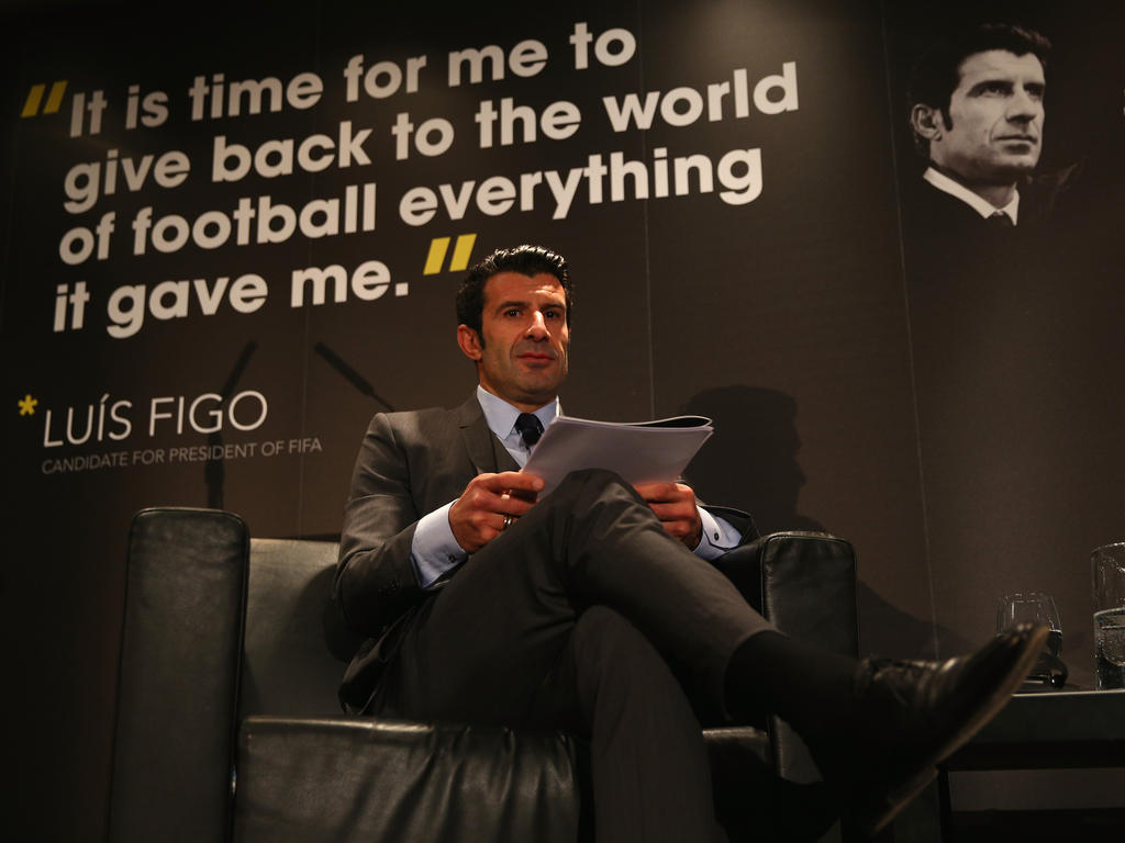 Luis Figo empieza el 19 de febrero su campaña electoral. (Foto: Getty)