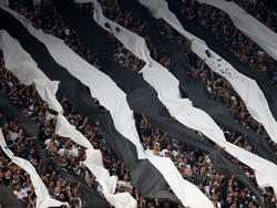 Seguidores del Corinthians en el partido de la Libertadores ante el Danubio FC. (Foto: Getty)