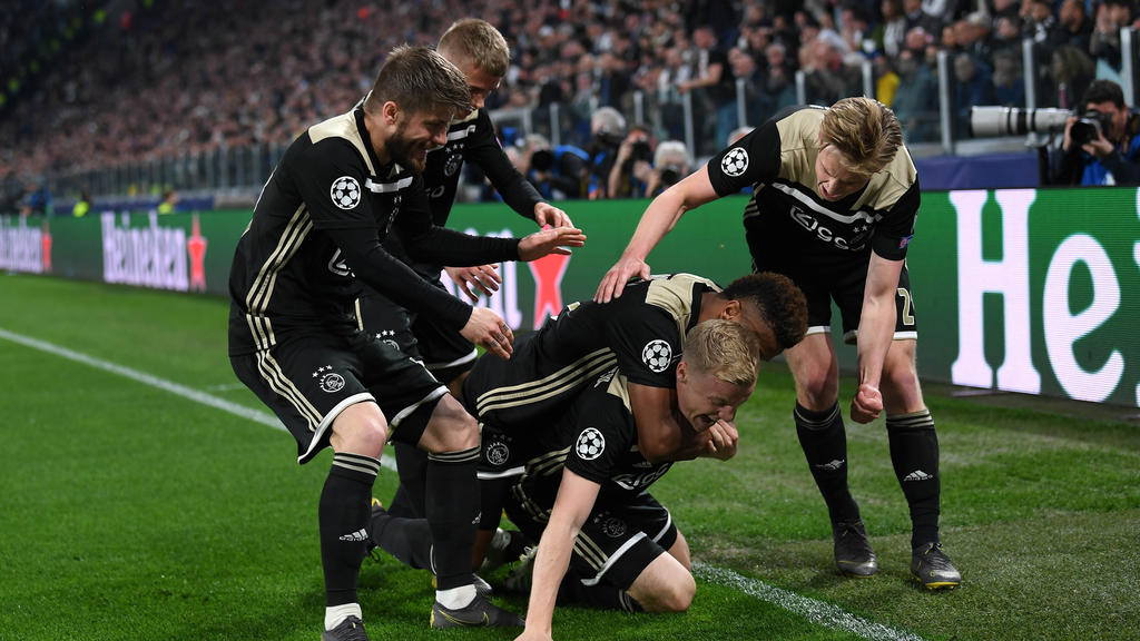 Ajax setzte sich nach Real Madrid auch gegen Juventus Turin durch