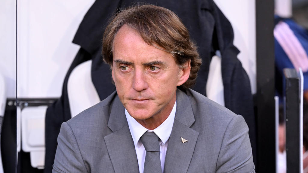 Italiens Nationaltrainer Roberto Mancini steht in der Kritik