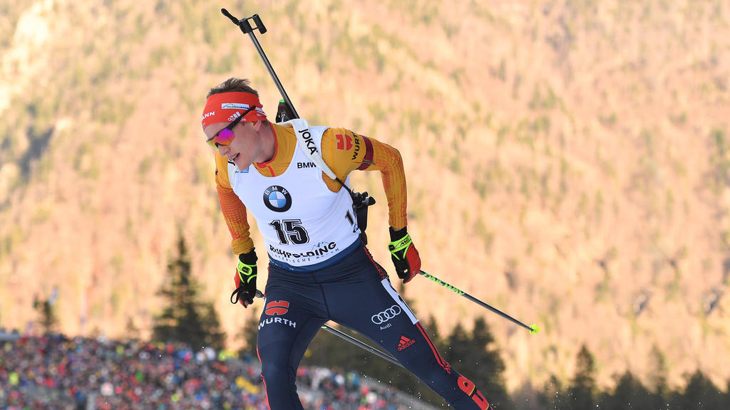 Benedikt Doll sprintete in Ruhpolding auf Rang drei Benedikt Doll sprintete in Ruhpolding auf Rang drei
