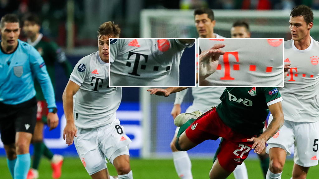 Trikotpanne beim FC Bayern: Kimmich trug einen andersfarbigen Schriftzug als die Kollegen