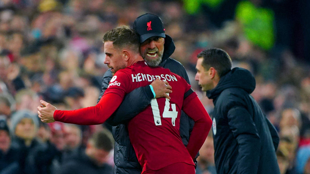 Jordan Henderson (v.) ist der Kapitän des FC Liverpool Jordan Henderson (v.) ist der Kapitän des FC Liverpool