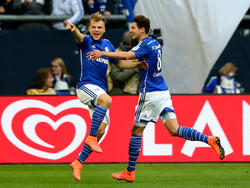 Geis y Goretzka celebran un gol en el último partido. (Foto: Getty)