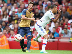 Mesut Özil war bei Arsenals Kantersieg gut aufgelegt
