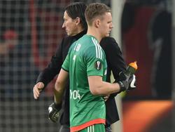 Hat sich gegen Roger Schmidt gewandt: Bernd Leno (re.)
