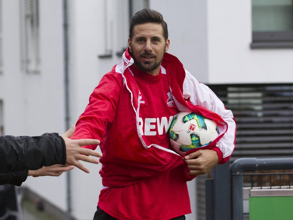 Pizarro en un entrenamiento del Colonia en Alemania. (Foto: Getty)