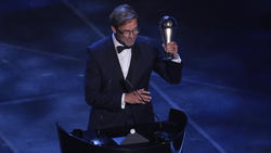 Auf der "The Best"-Gala der FIFA wurde Jürgen Klopp als Welttrainer geehrt