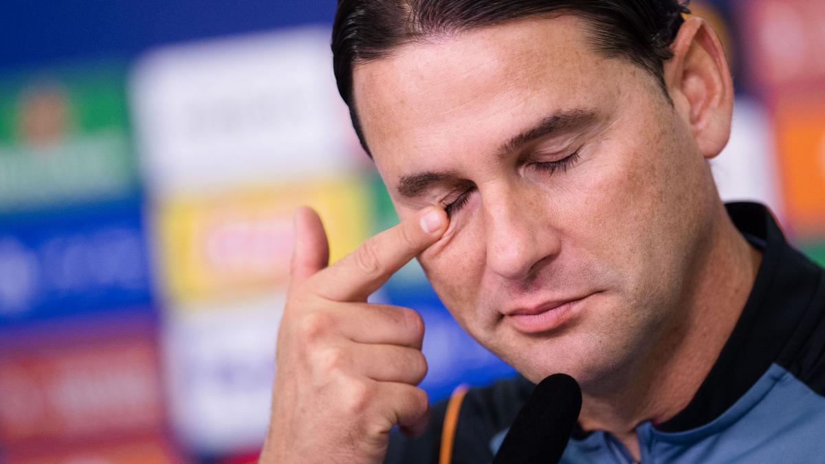 Muss vorerst nicht um seinen Job fürchten: Leverkusens Trainer Gerardo Seoane