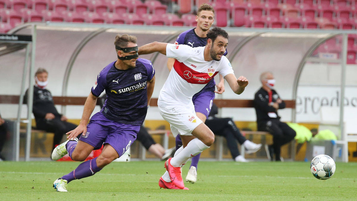 Der VfB Stuttgart und der VfL Osnabrück trennten sich unentnschieden Der VfB Stuttgart und der VfL Osnabrück trennten sich unentnschieden