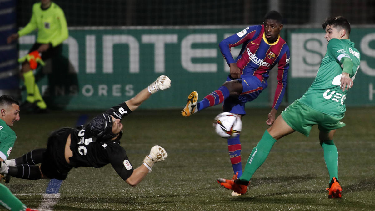 Ousmane Dembélé erzielte einen Treffer für den FC Barcelona Ousmane Dembélé erzielte einen Treffer für den FC Barcelona
