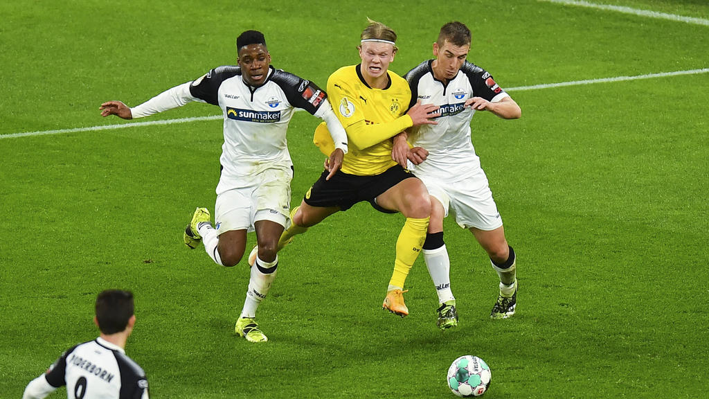 Borussia Dortmund hat sich ins Viertelfinale des DFB-Pokals gezittert