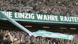 Die Fans von Werder Bremen sind bereit fürs Derby gegen den HSV